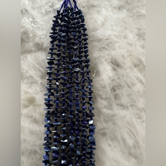 Natural Lapis 16in Strands 7 total - Picture 5 of 6